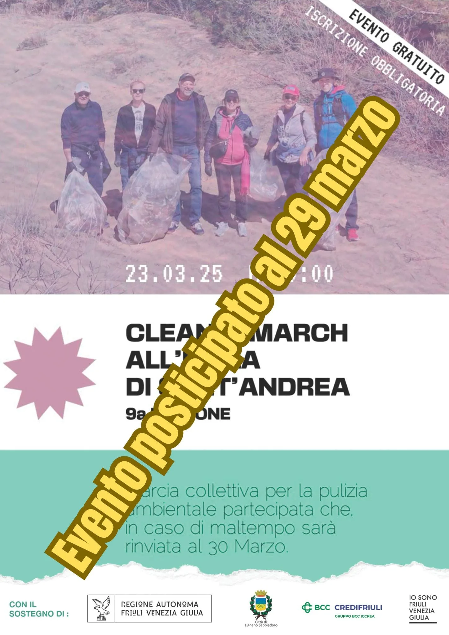 Cleanin’March 2025: Partecipa alla Grande Giornata di Pulizia all’Isola di San Andrea