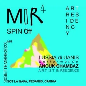 Quarto programma di residenza artistica MigrArt In Residence a Lignano Sabbiadoro e a Pesariis, dall’1 al 7 ottobre 2023