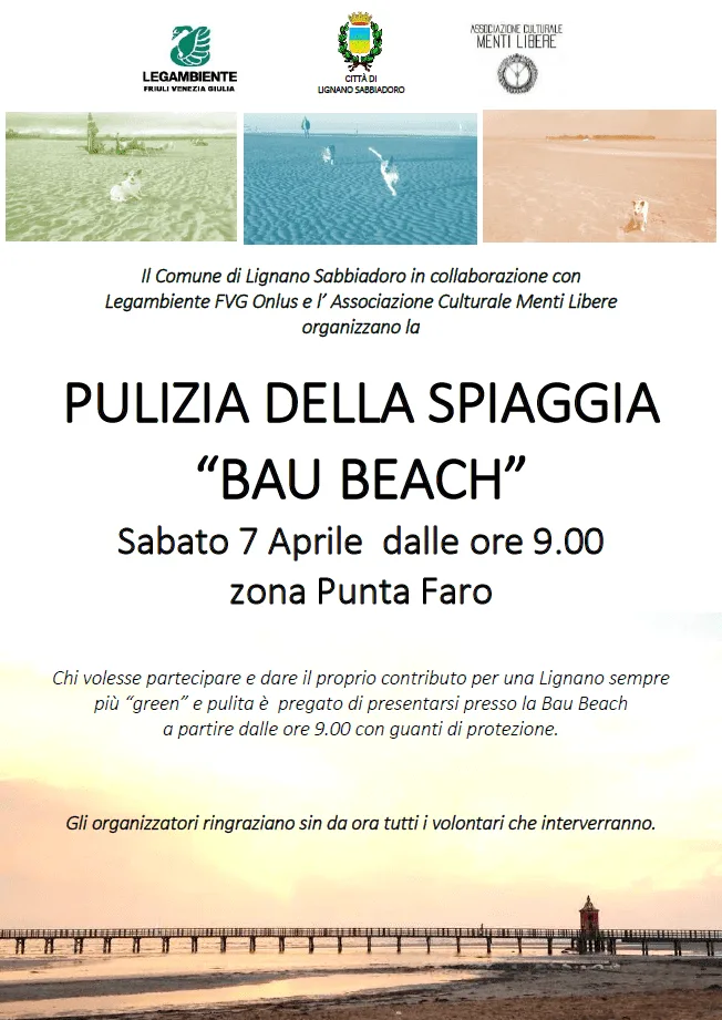 Puliamo la spiaggia con Legambiente FVG